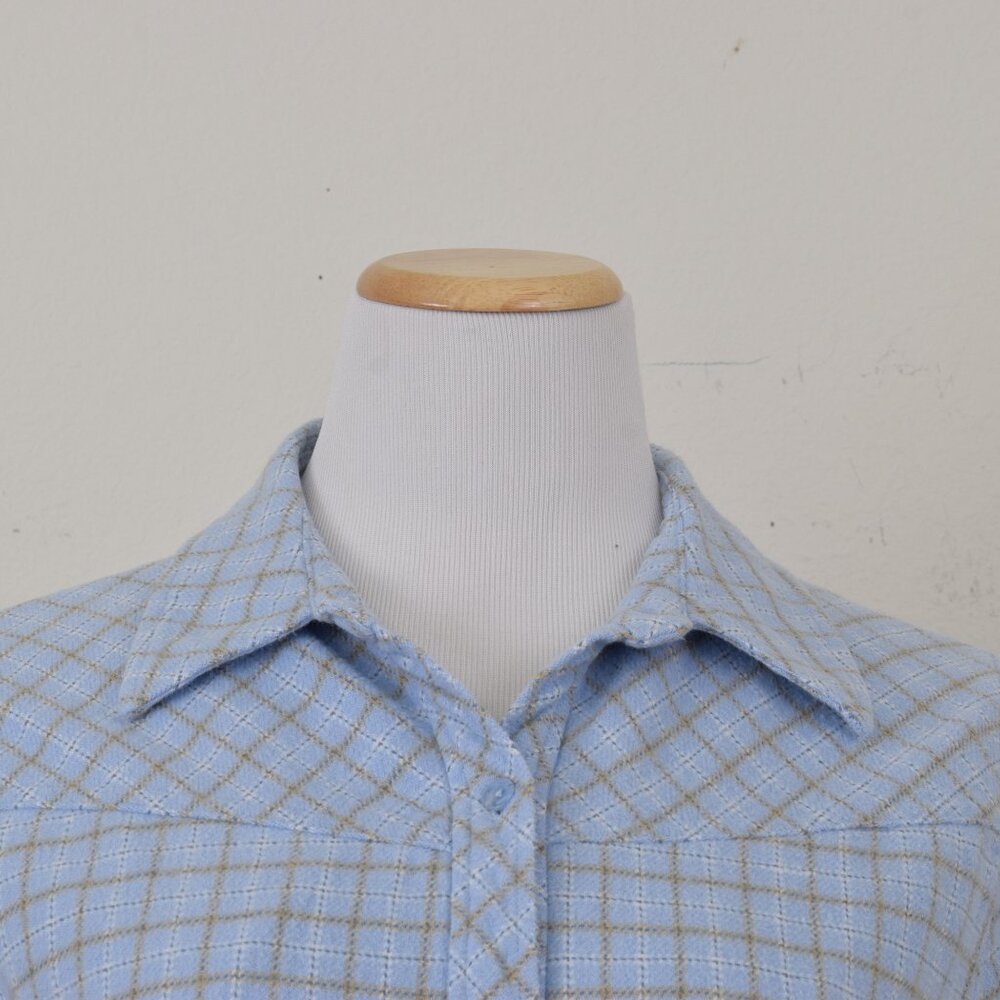 d & Co. Long Sleeve Double Flannel Shacket size M - Picture 10 of 11
